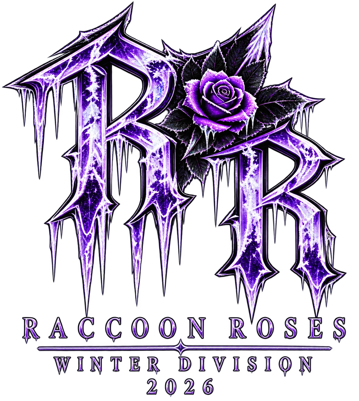 frozen roses