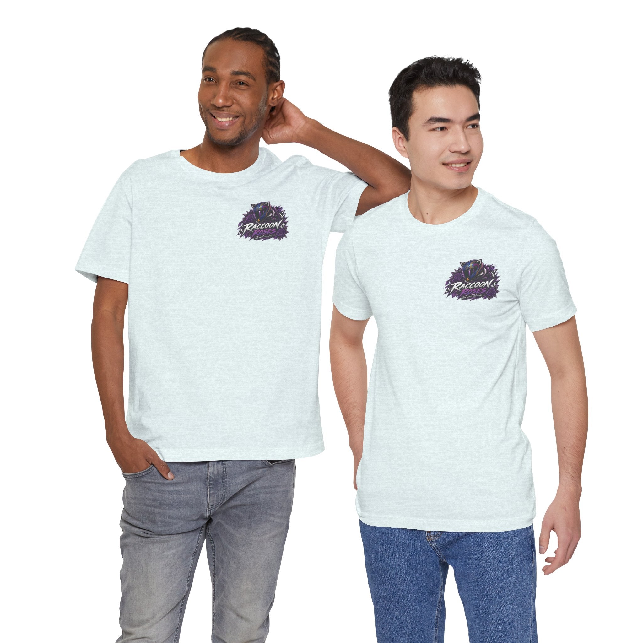 Raccoon Rose Motorcycle Graphic Tee