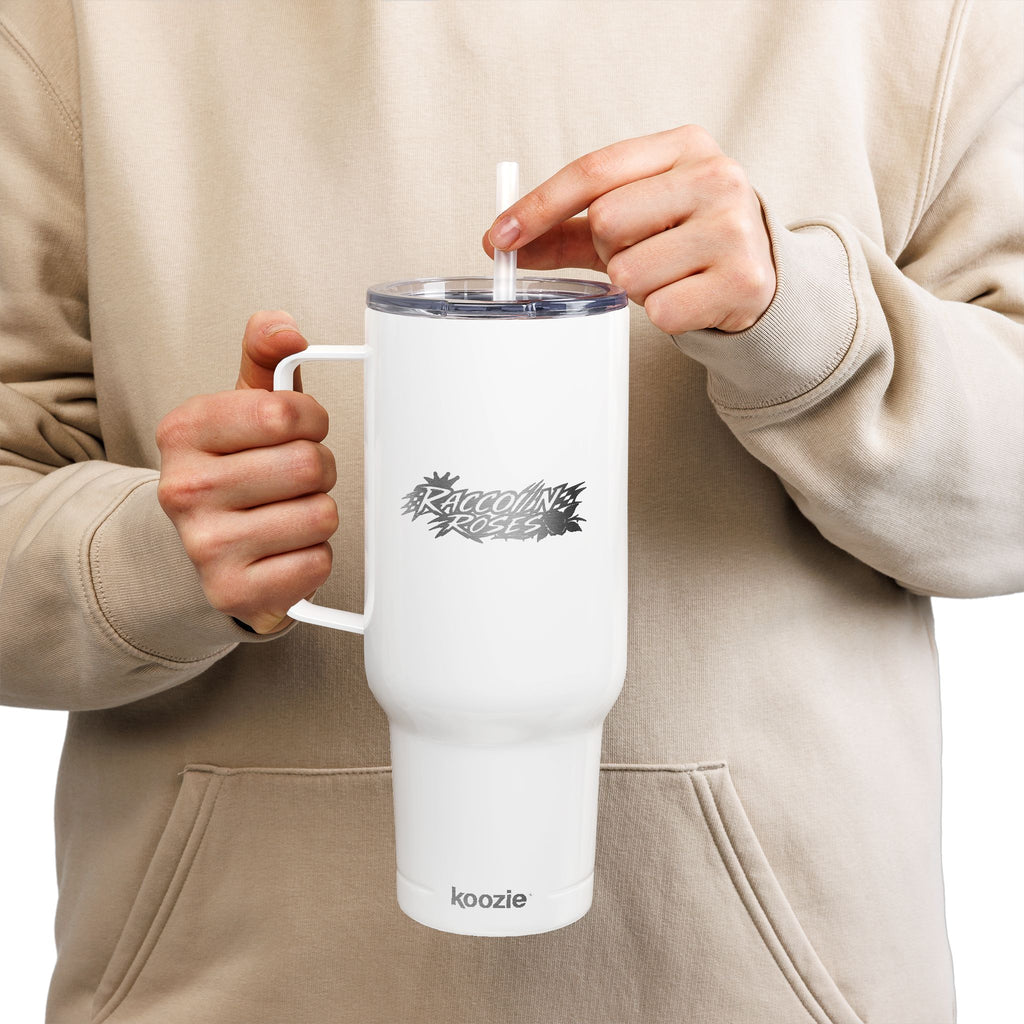40oz Engraved Insulated Tumbler with Straw & Lid — Large Travel Mug