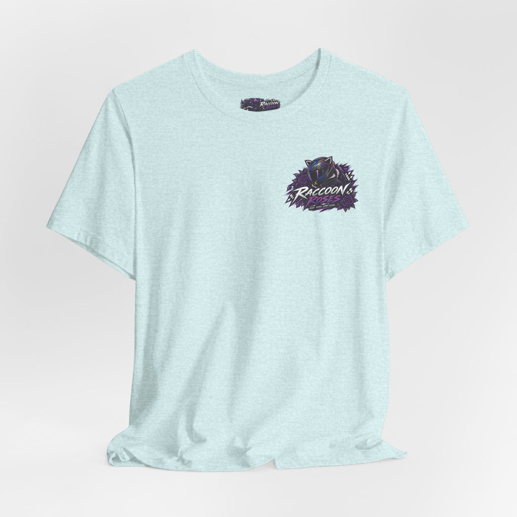 Raccoon Rose Motorcycle Graphic Tee