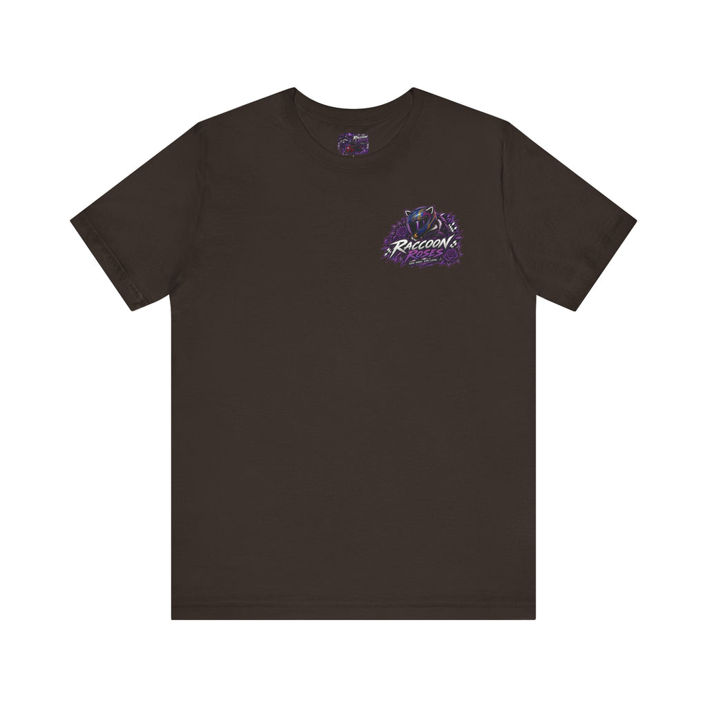 Raccoon Rose Motorcycle Graphic Tee