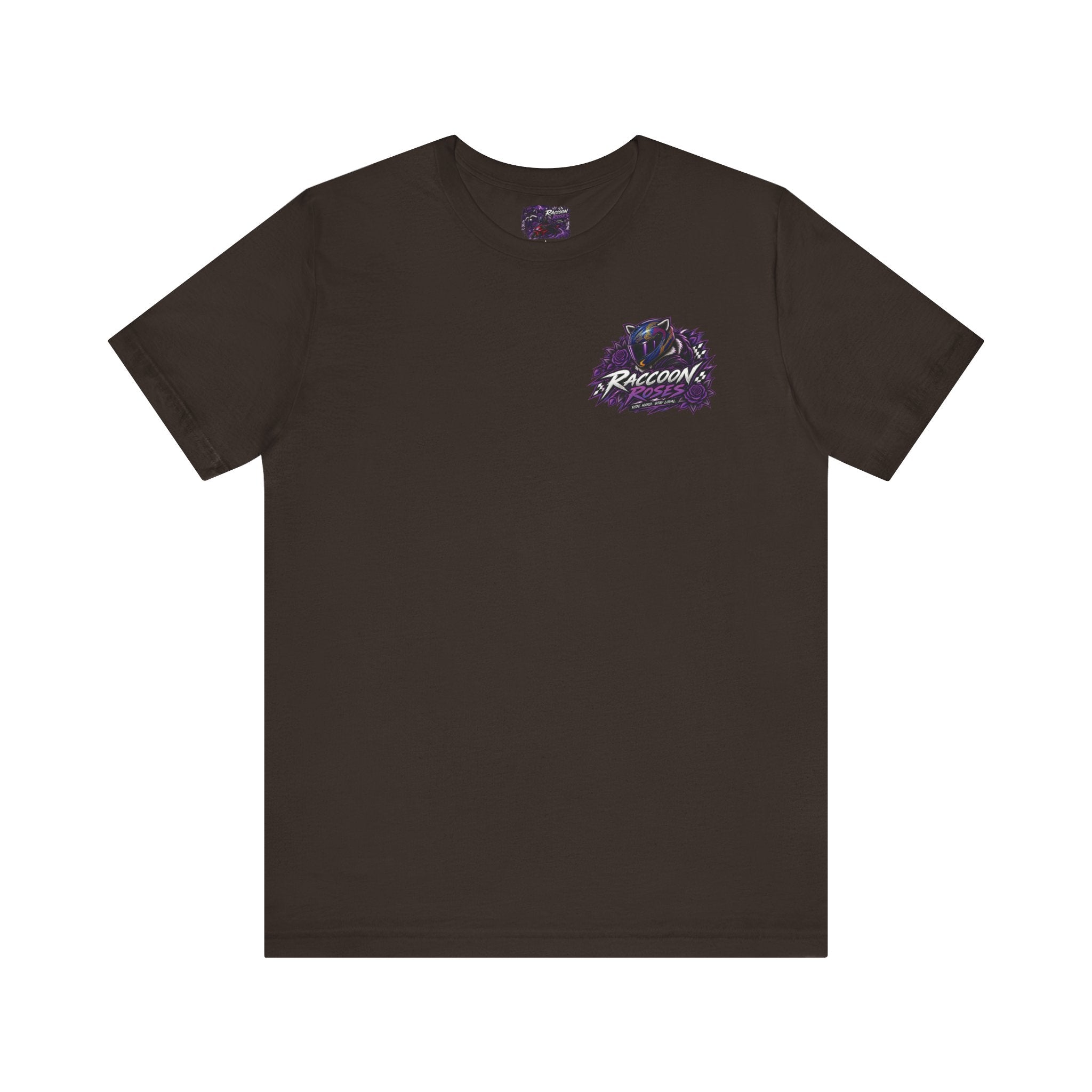 Raccoon Rose Motorcycle Graphic Tee