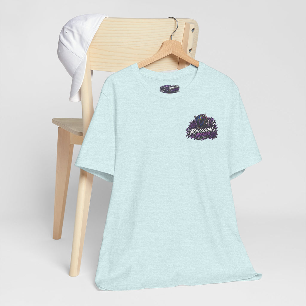 Raccoon Rose Motorcycle Graphic Tee