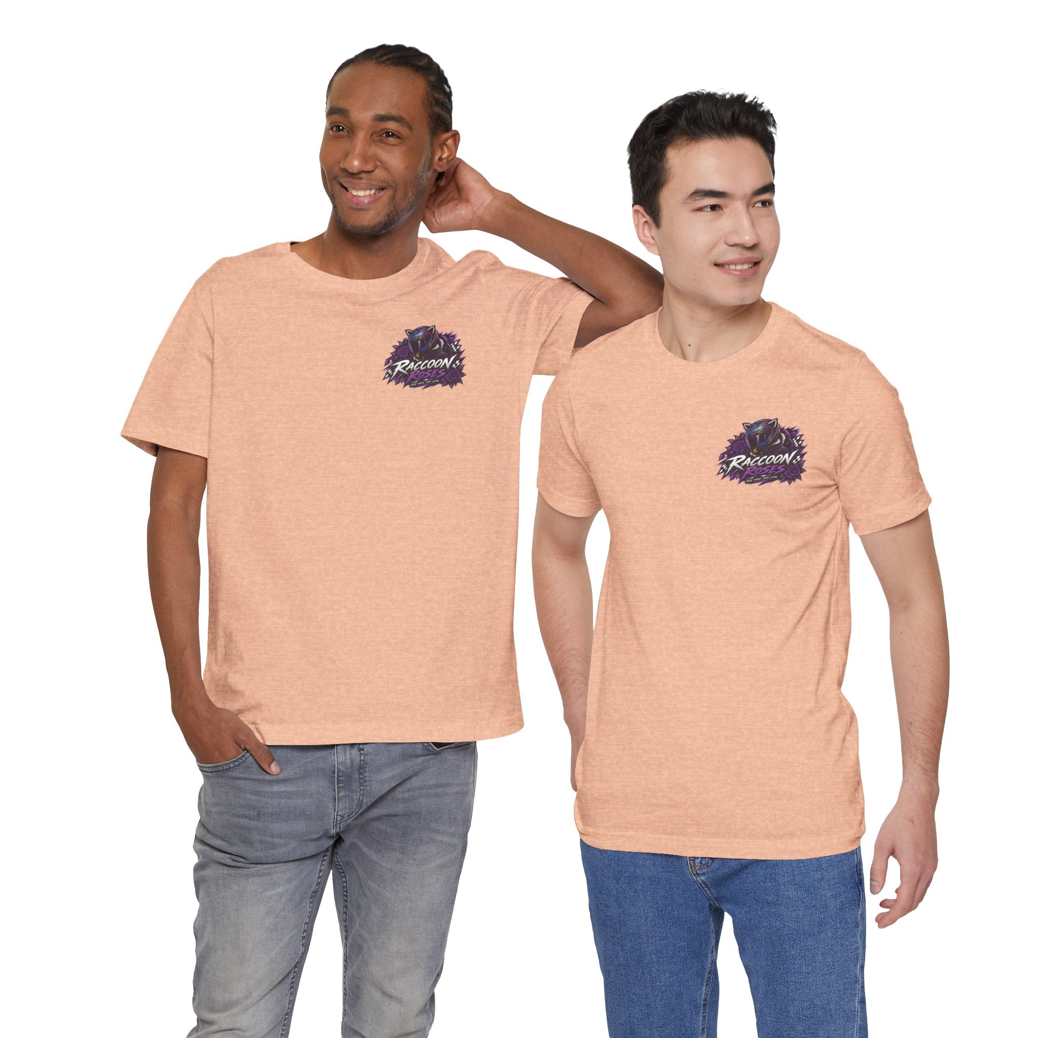 Raccoon Rose Motorcycle Graphic Tee