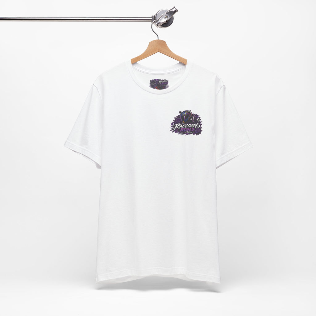 Raccoon Rose Motorcycle Graphic Tee