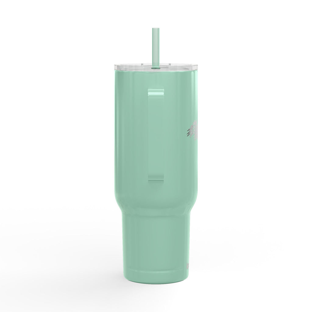 40oz Engraved Insulated Tumbler with Straw & Lid — Large Travel Mug