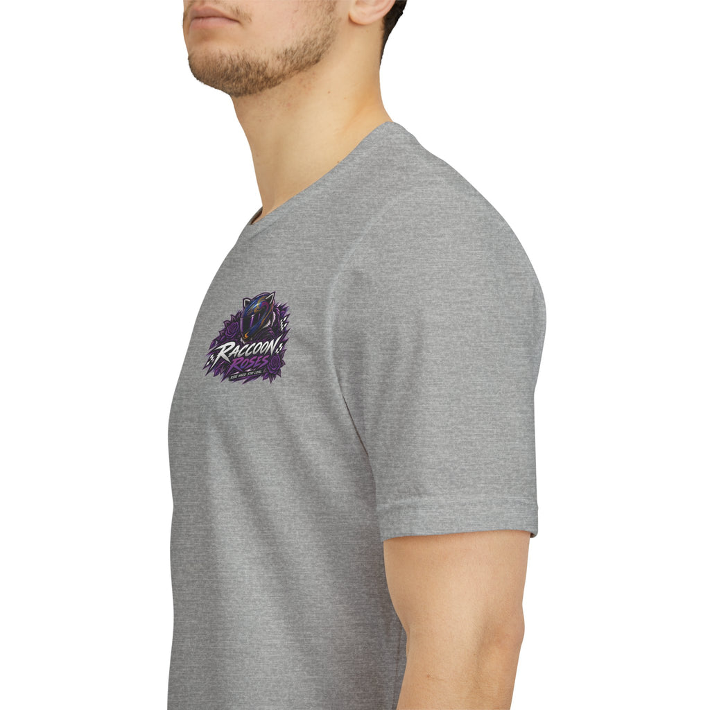 Raccoon Rose Motorcycle Graphic Tee
