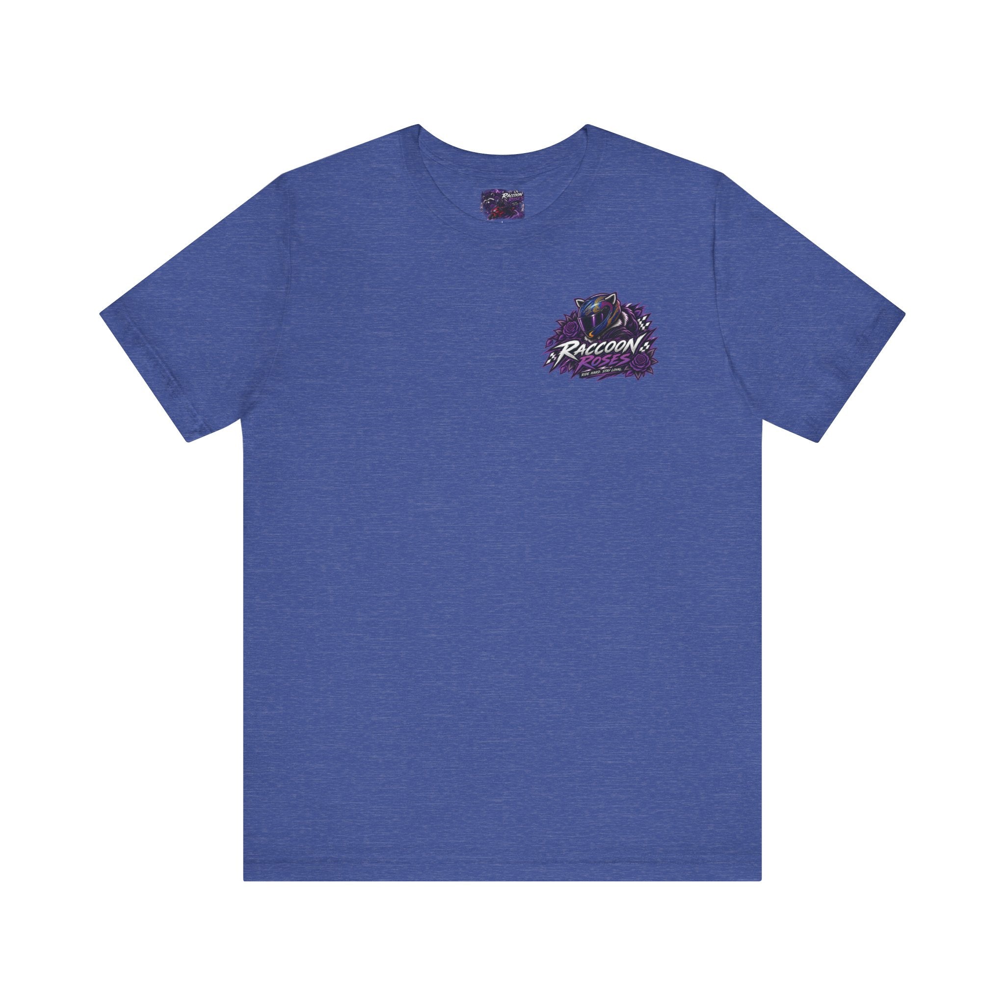 Raccoon Rose Motorcycle Graphic Tee