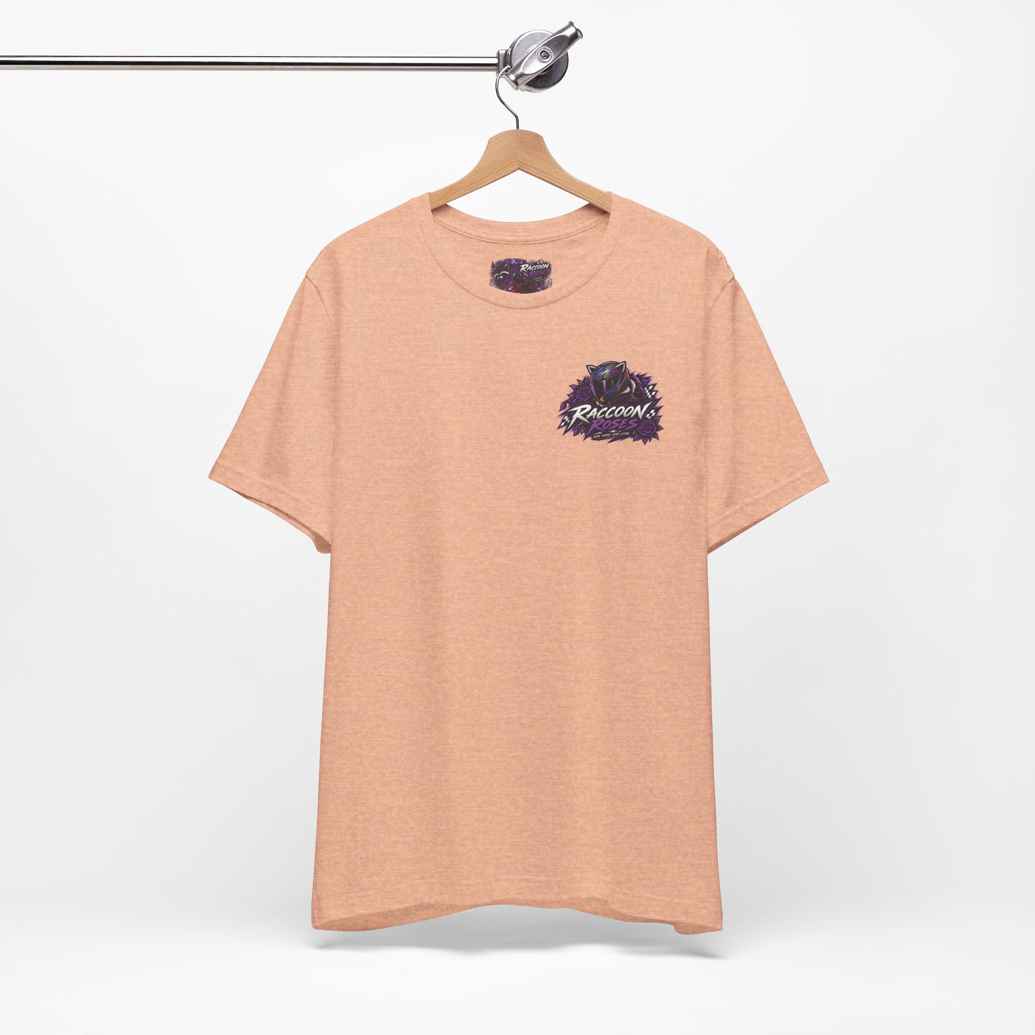 Raccoon Rose Motorcycle Graphic Tee