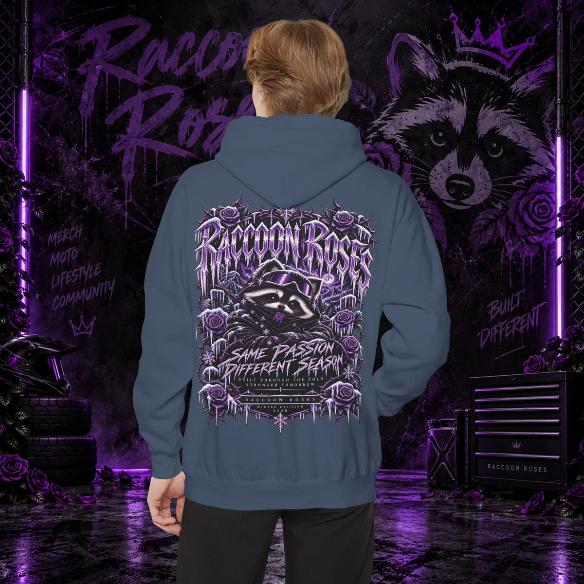 frozen rose Hoodie