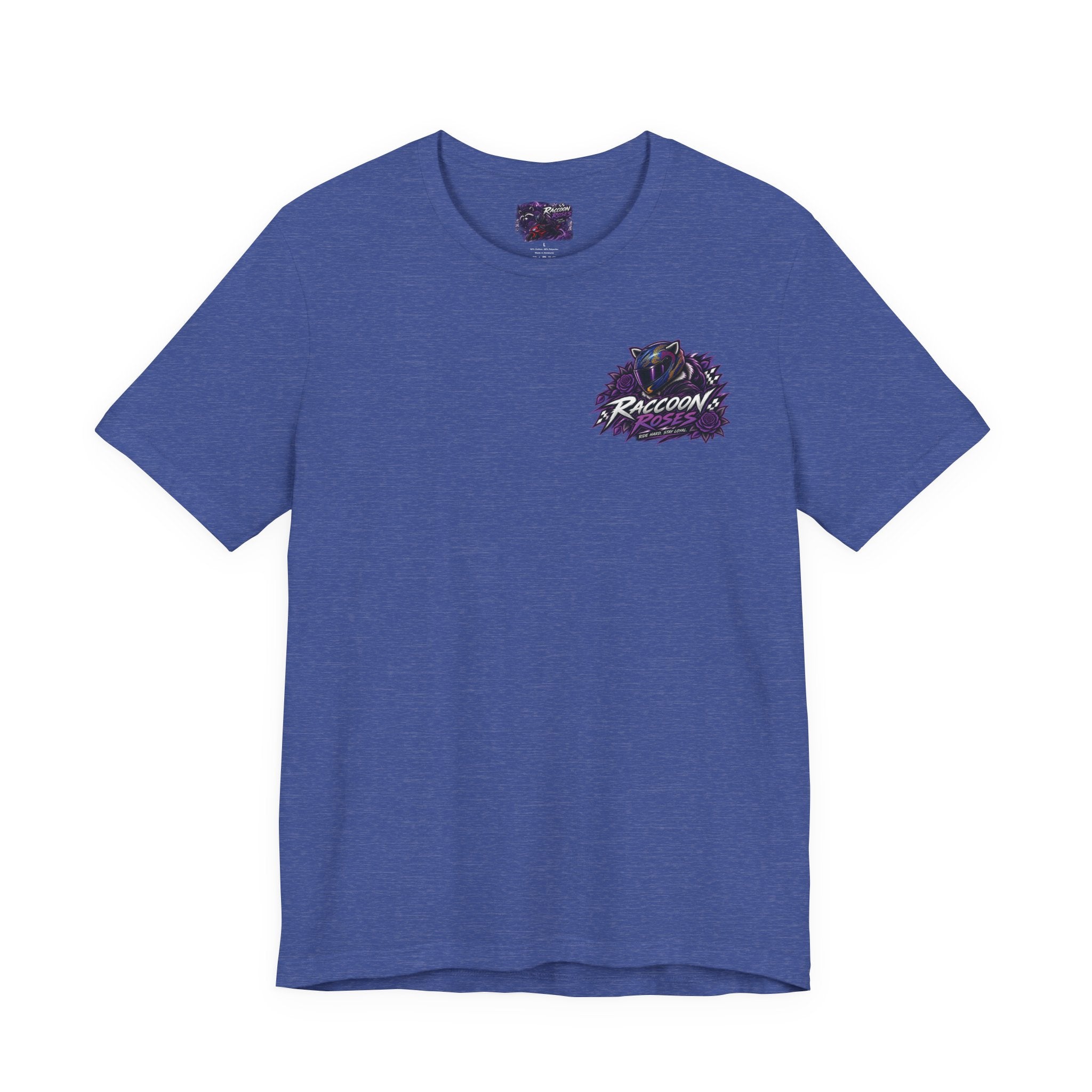Raccoon Rose Motorcycle Graphic Tee