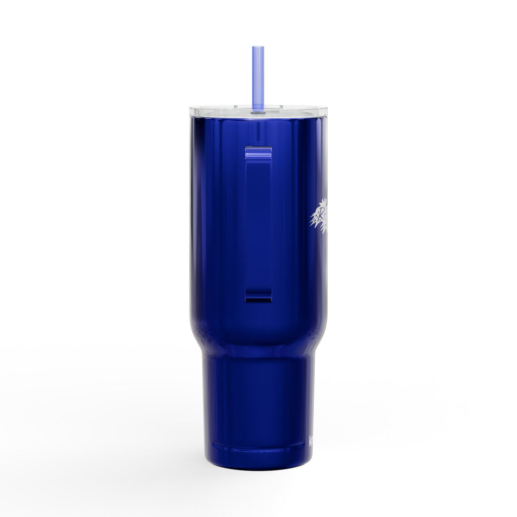 40oz Engraved Insulated Tumbler with Straw & Lid — Large Travel Mug