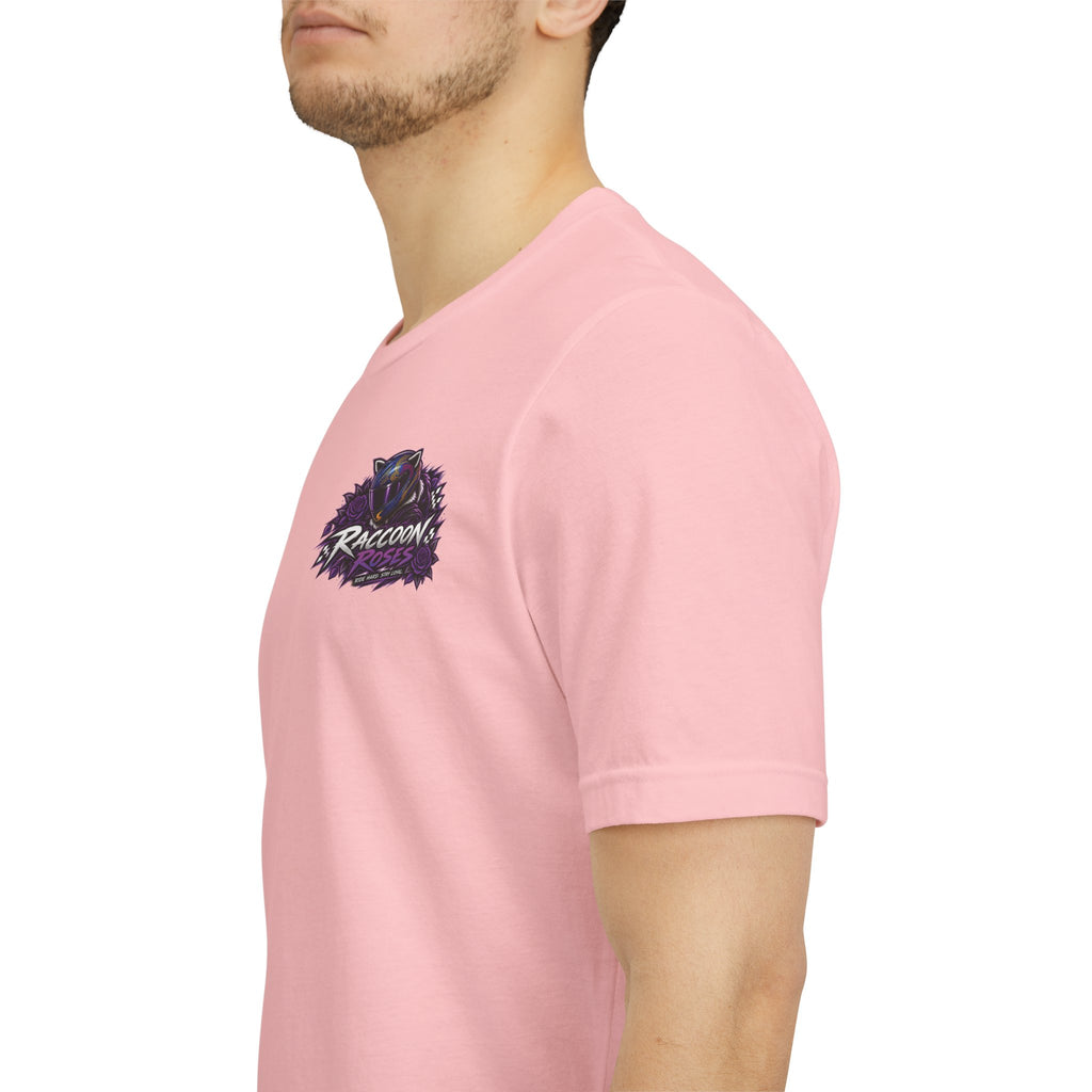 Raccoon Rose Motorcycle Graphic Tee