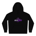 Kids Raccoon Racers Relax Hoodie — Purple Graphic Youth Hoodie