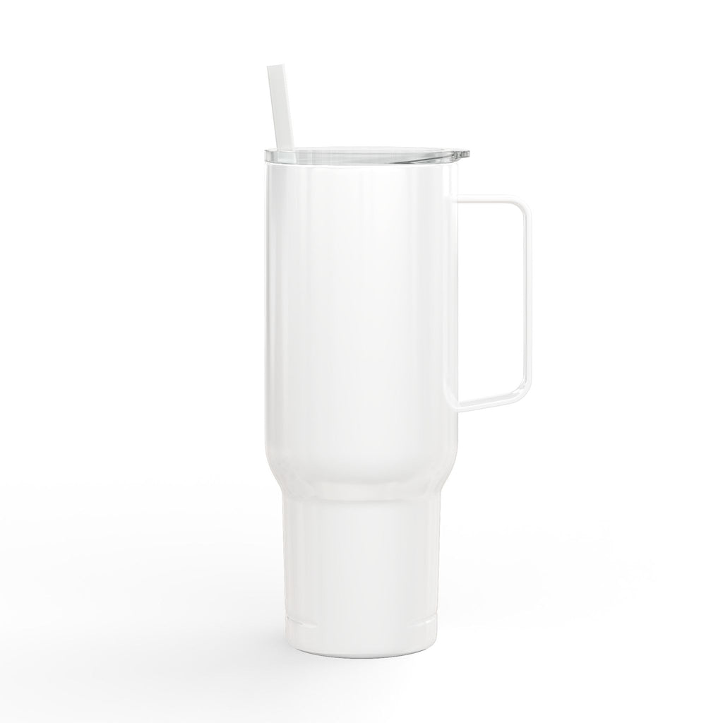 40oz Engraved Insulated Tumbler with Straw & Lid — Large Travel Mug