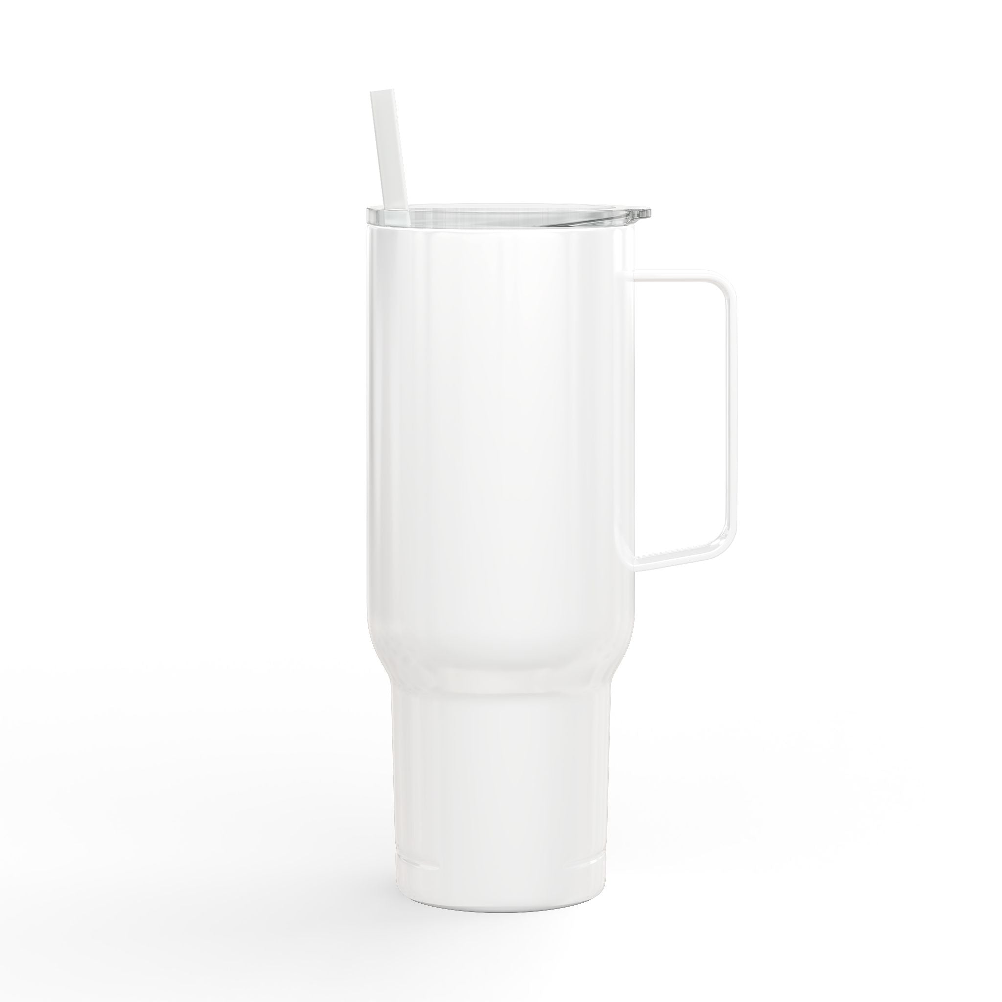 40oz Engraved Insulated Tumbler with Straw & Lid — Large Travel Mug