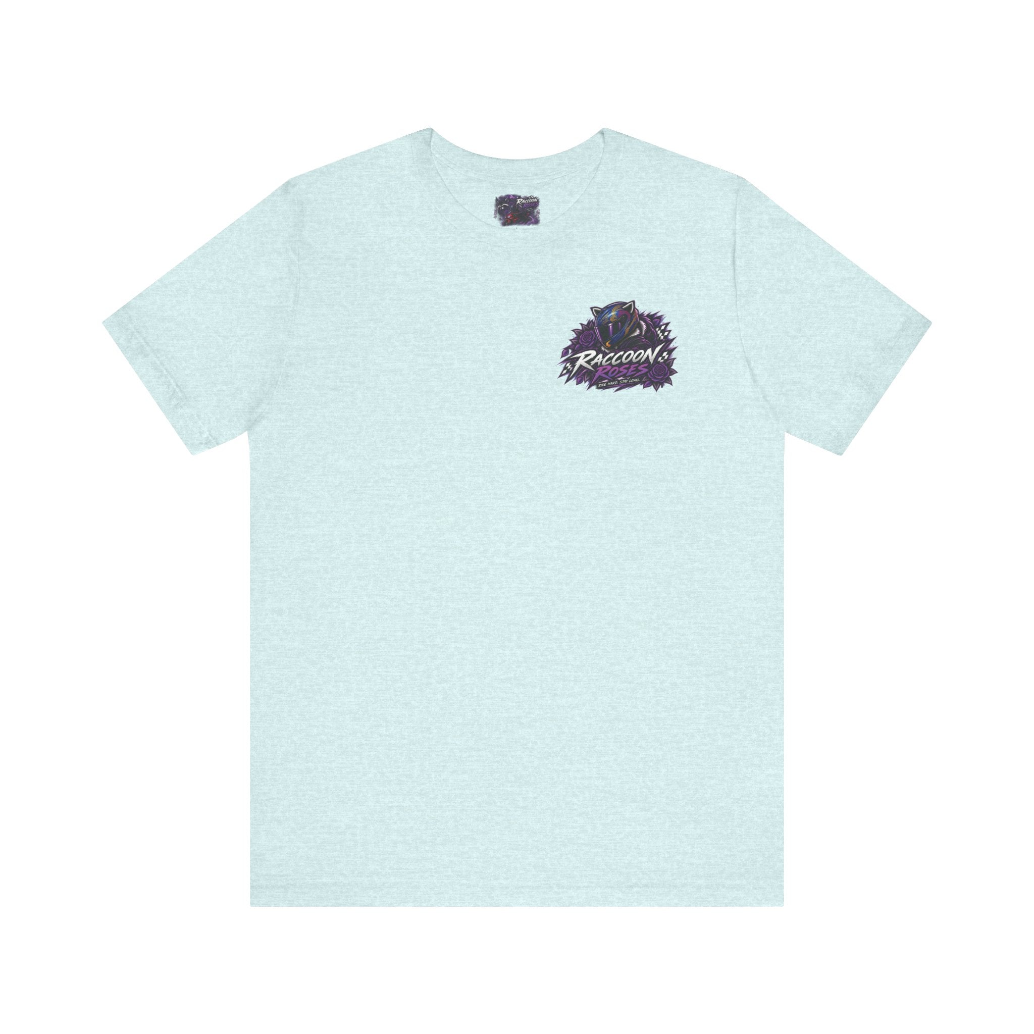 Raccoon Rose Motorcycle Graphic Tee