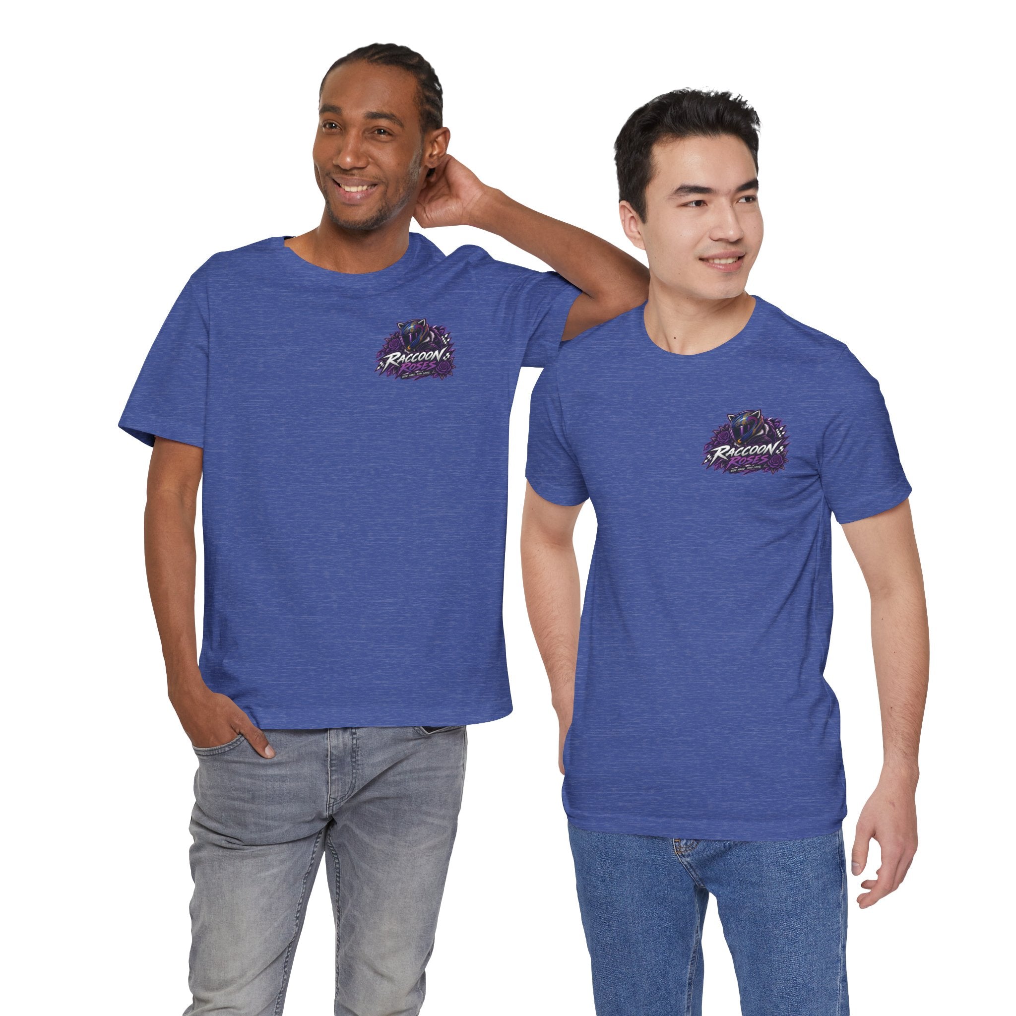 Raccoon Rose Motorcycle Graphic Tee