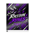 Wrapping Paper — Raccoon Roses Garage Purple Racing Design