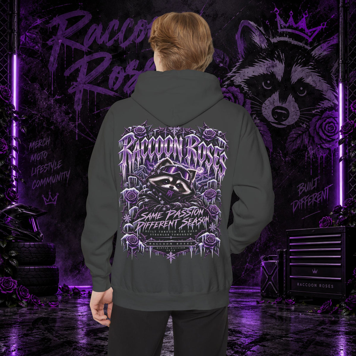 frozen rose Hoodie