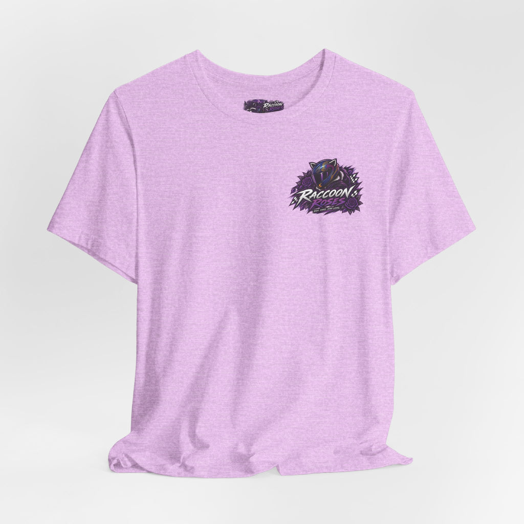 Raccoon Rose Motorcycle Graphic Tee