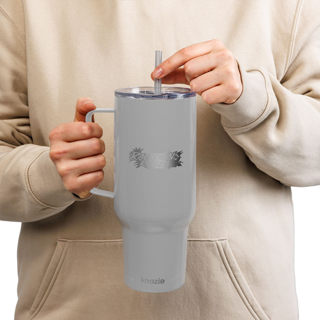40oz Engraved Insulated Tumbler with Straw & Lid — Large Travel Mug