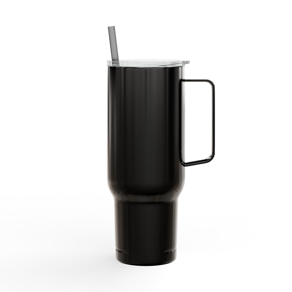 40oz Engraved Insulated Tumbler with Straw & Lid — Large Travel Mug