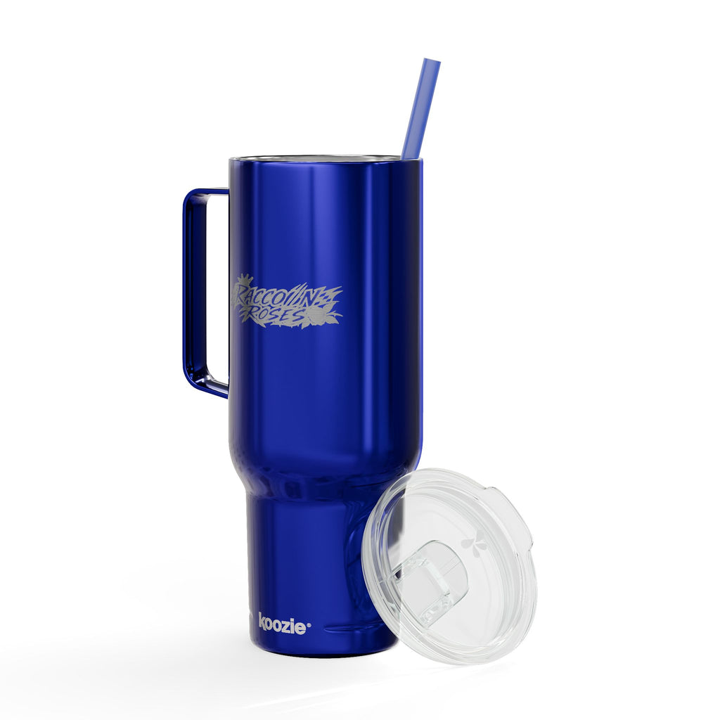 40oz Engraved Insulated Tumbler with Straw & Lid — Large Travel Mug