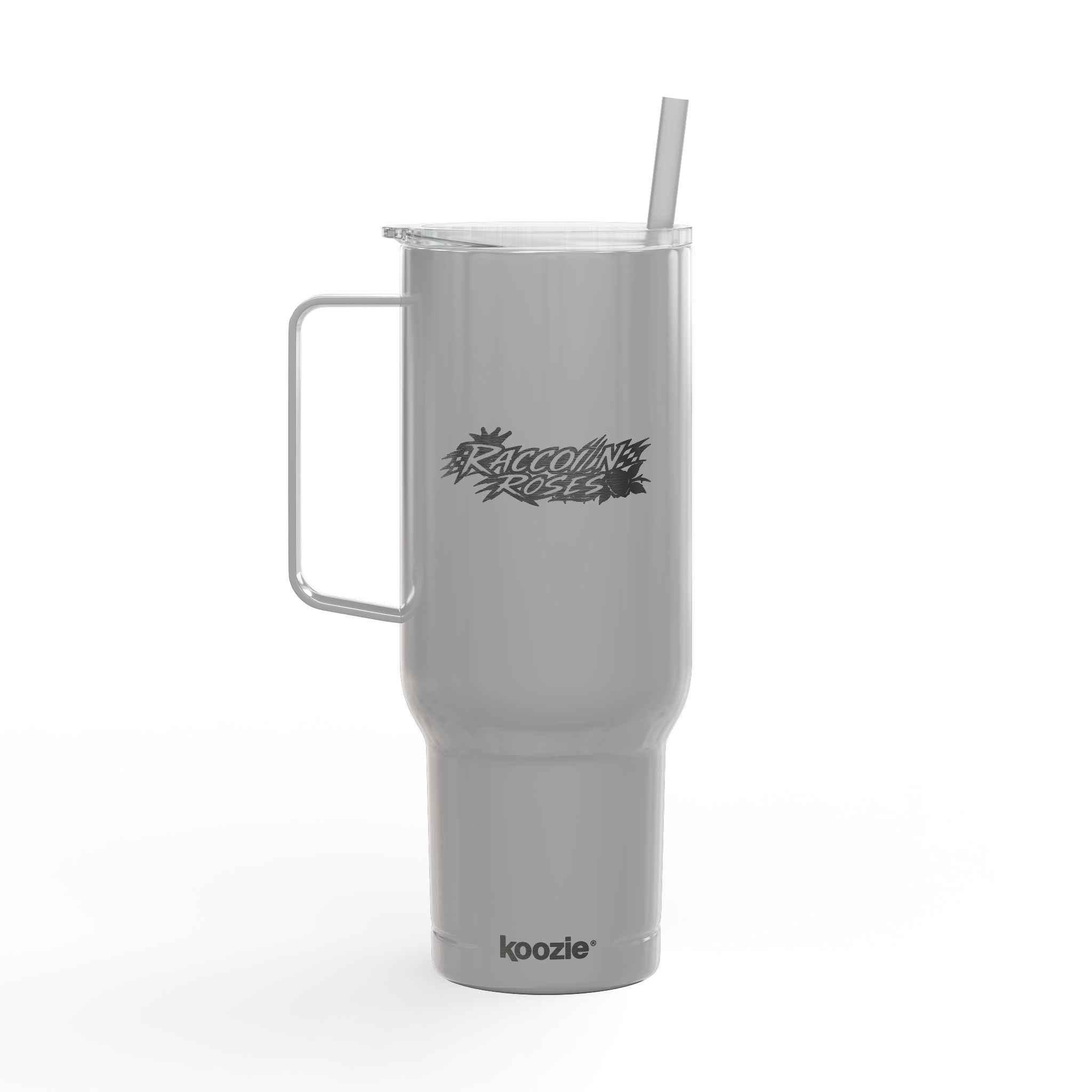 40oz Engraved Insulated Tumbler with Straw & Lid — Large Travel Mug