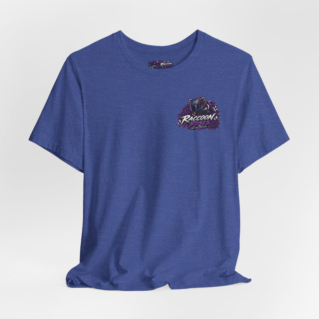 Raccoon Rose Motorcycle Graphic Tee