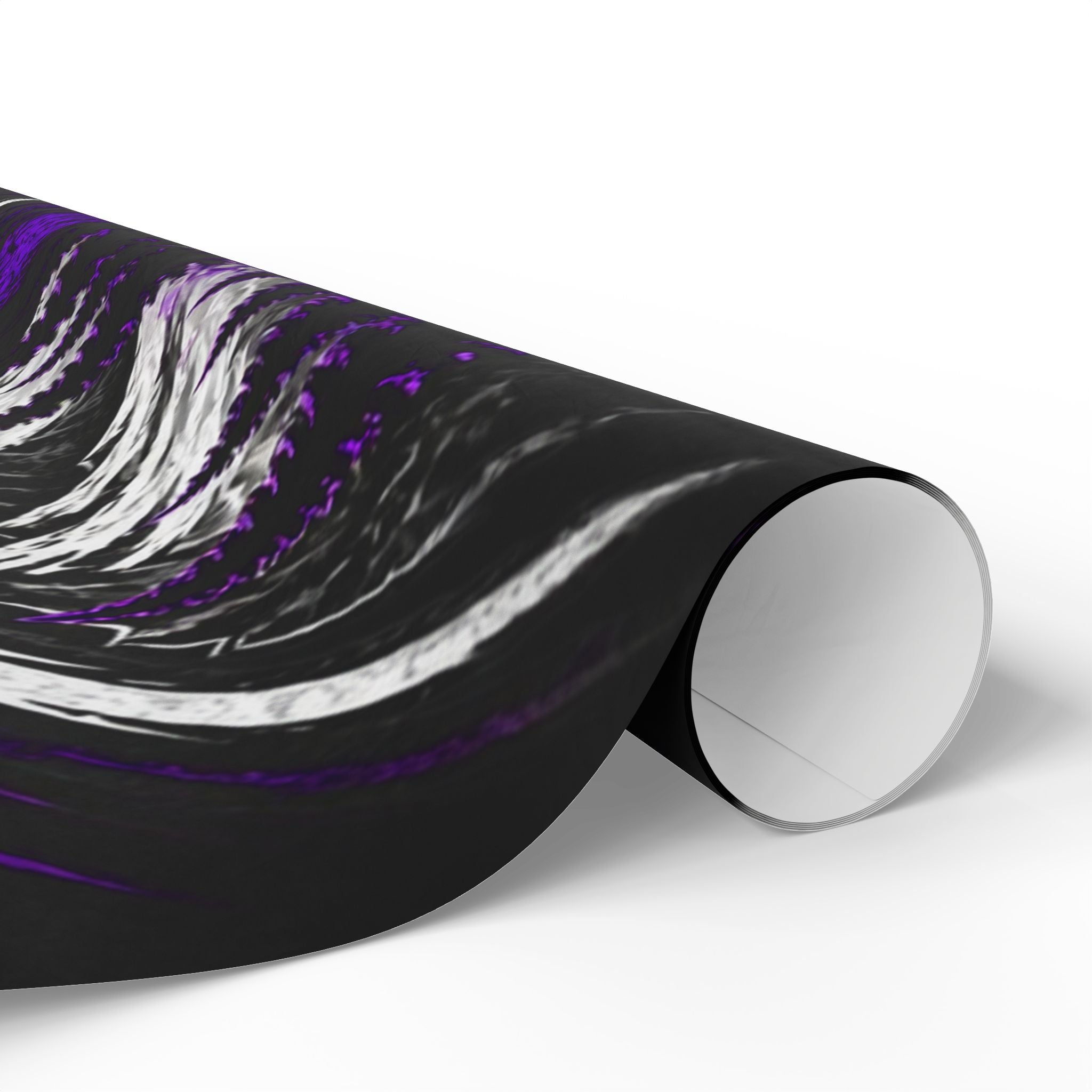 Wrapping Paper — Raccoon Roses Garage Purple Racing Design