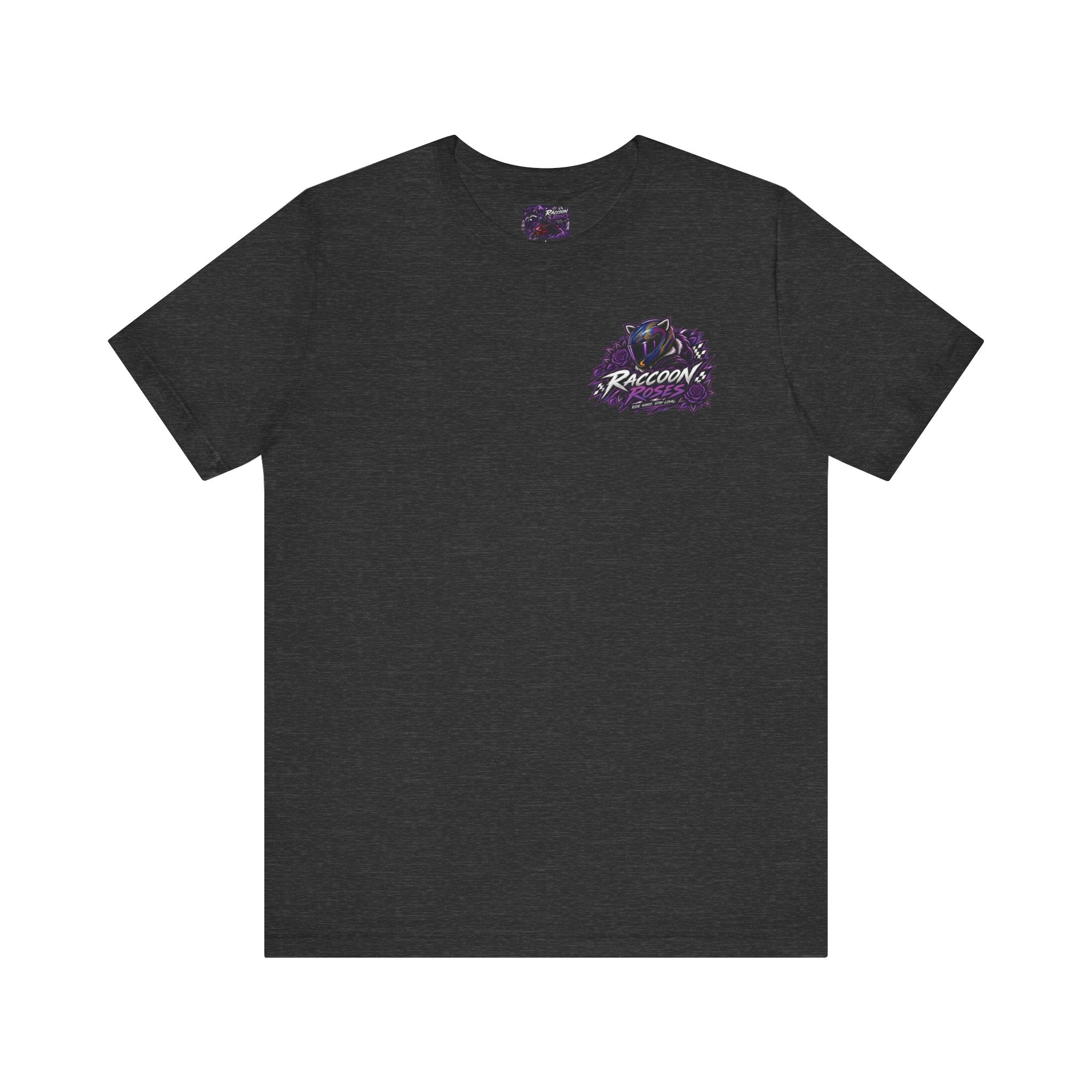 Raccoon Rose Motorcycle Graphic Tee