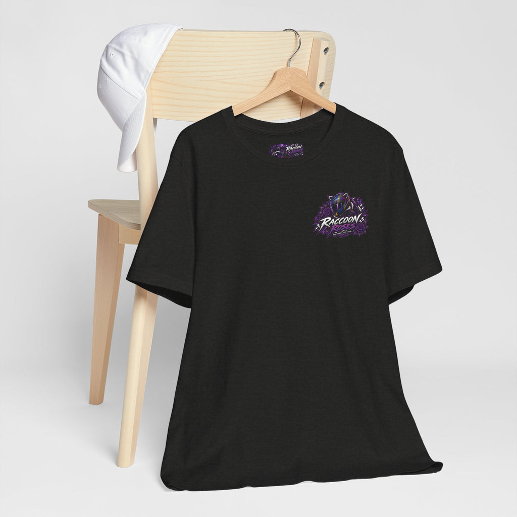Raccoon Rose Motorcycle Graphic Tee
