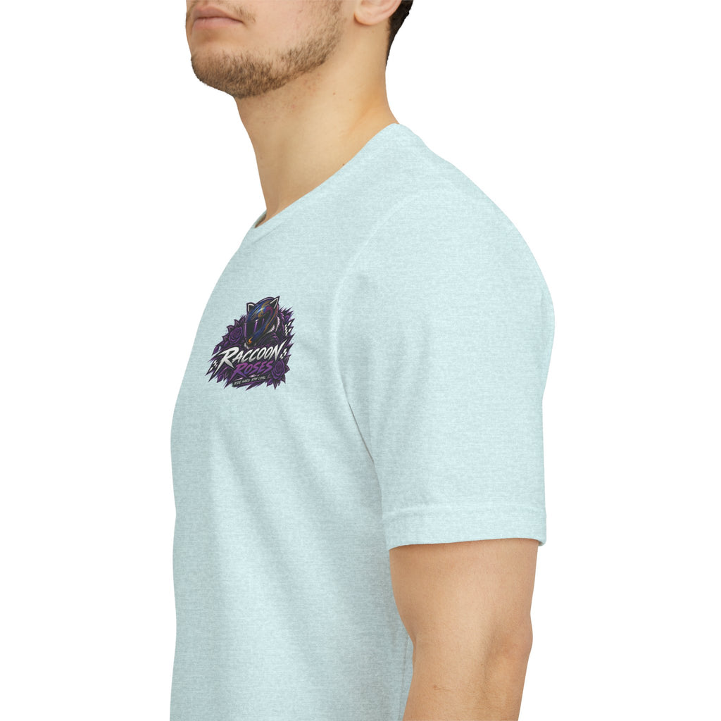 Raccoon Rose Motorcycle Graphic Tee