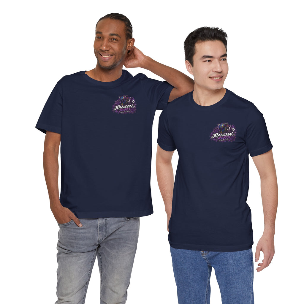 Raccoon Rose Motorcycle Graphic Tee