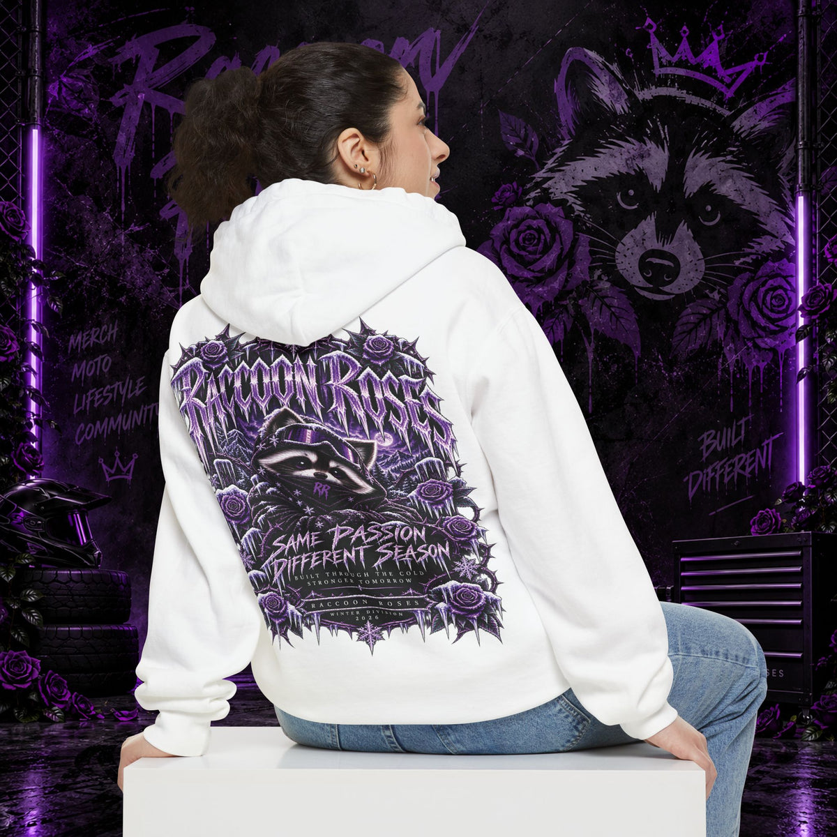 frozen rose Hoodie