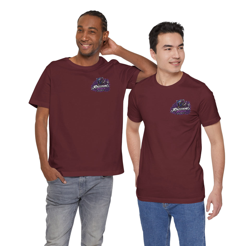 Raccoon Rose Motorcycle Graphic Tee