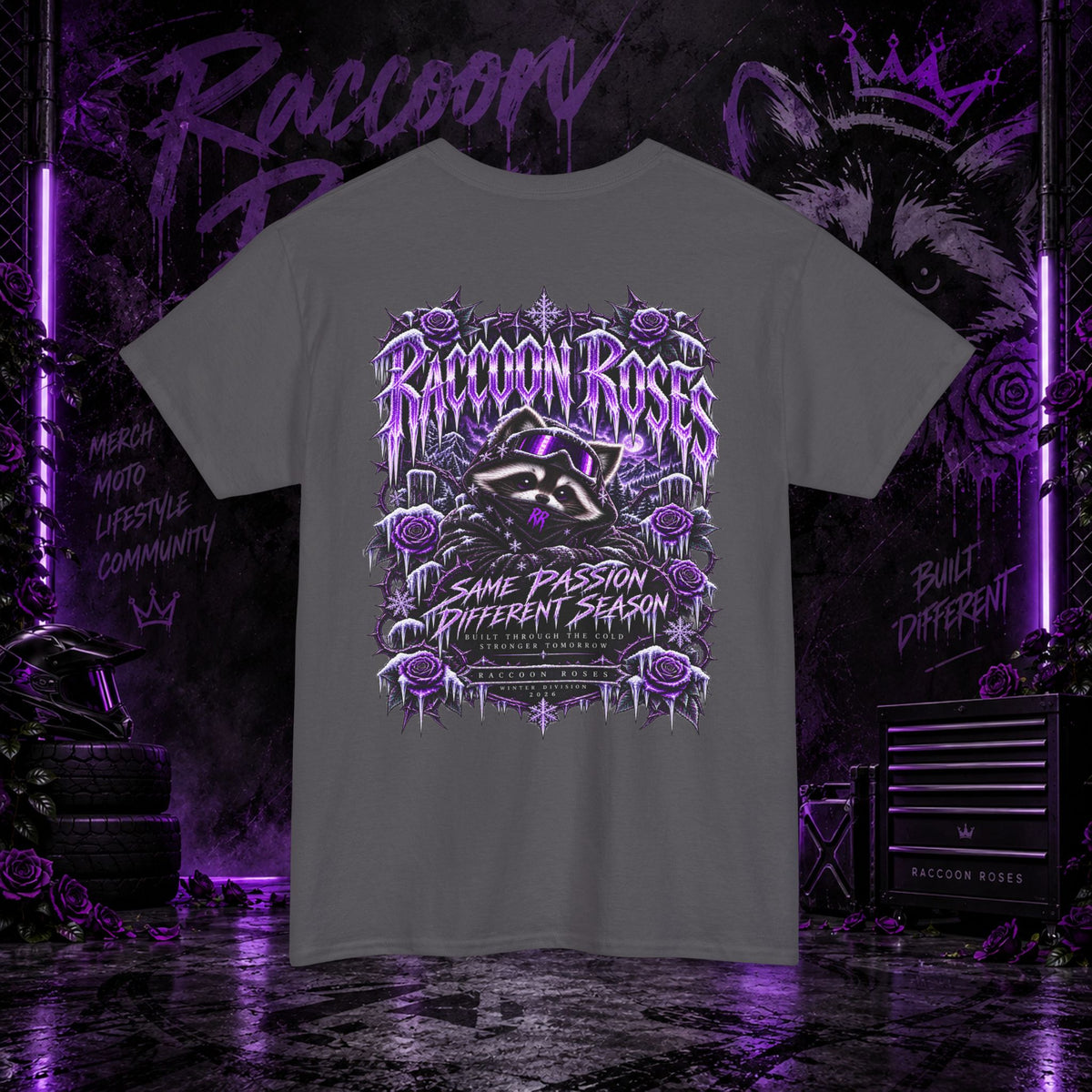 T-Shirt — frozen roses