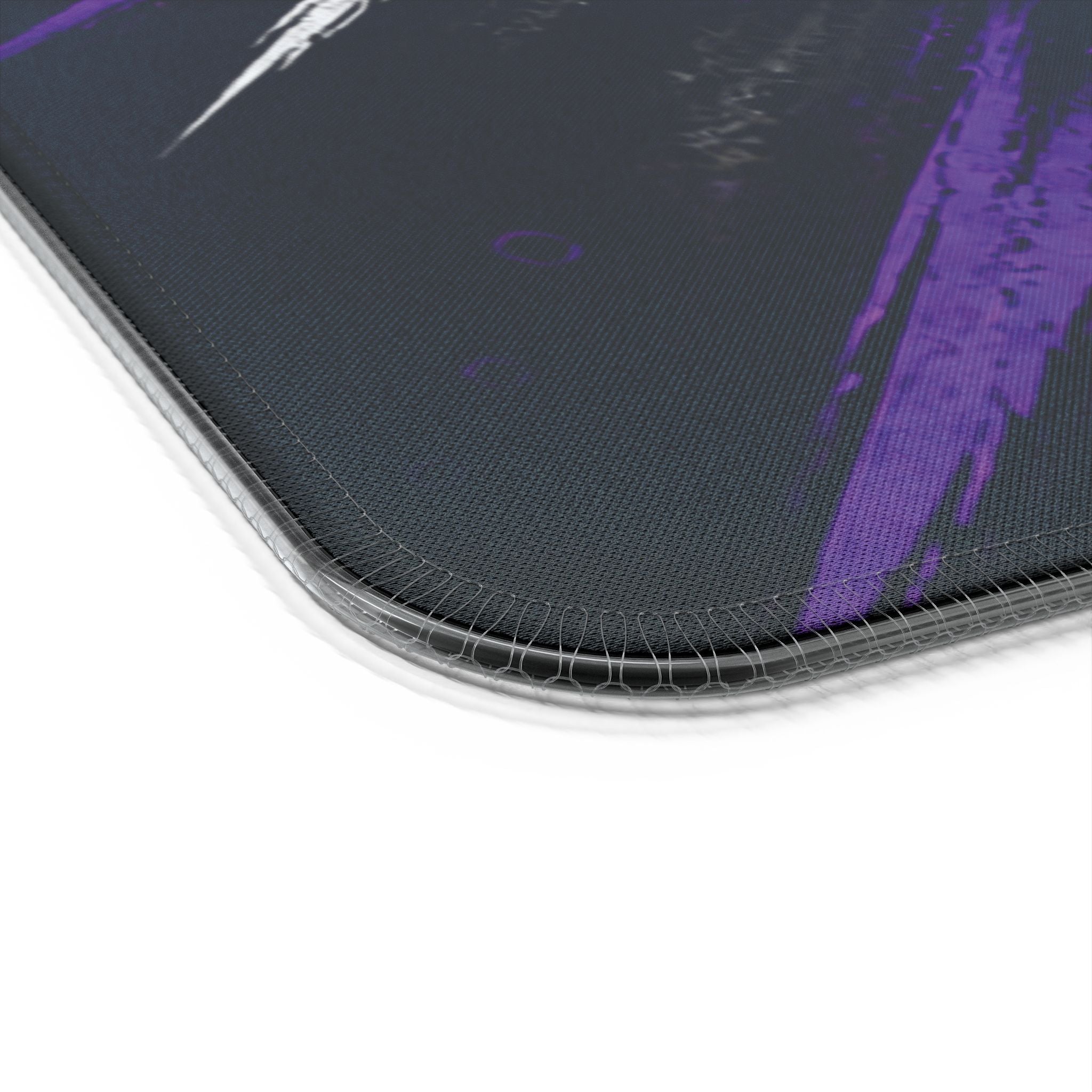 LED Gaming Mouse Pad with Wireless Charger — "Raccoon Roses" RGB Desk Mat