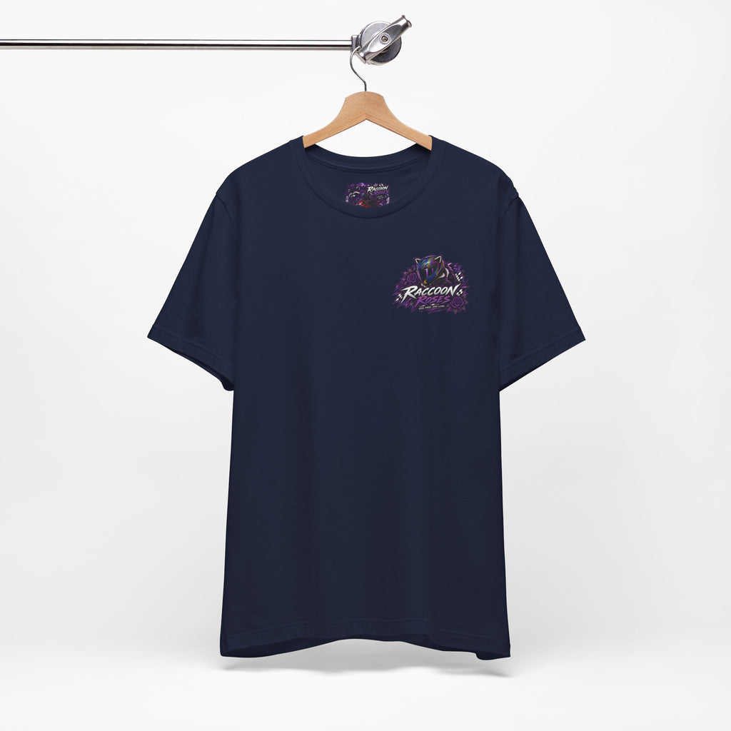 Raccoon Rose Motorcycle Graphic Tee