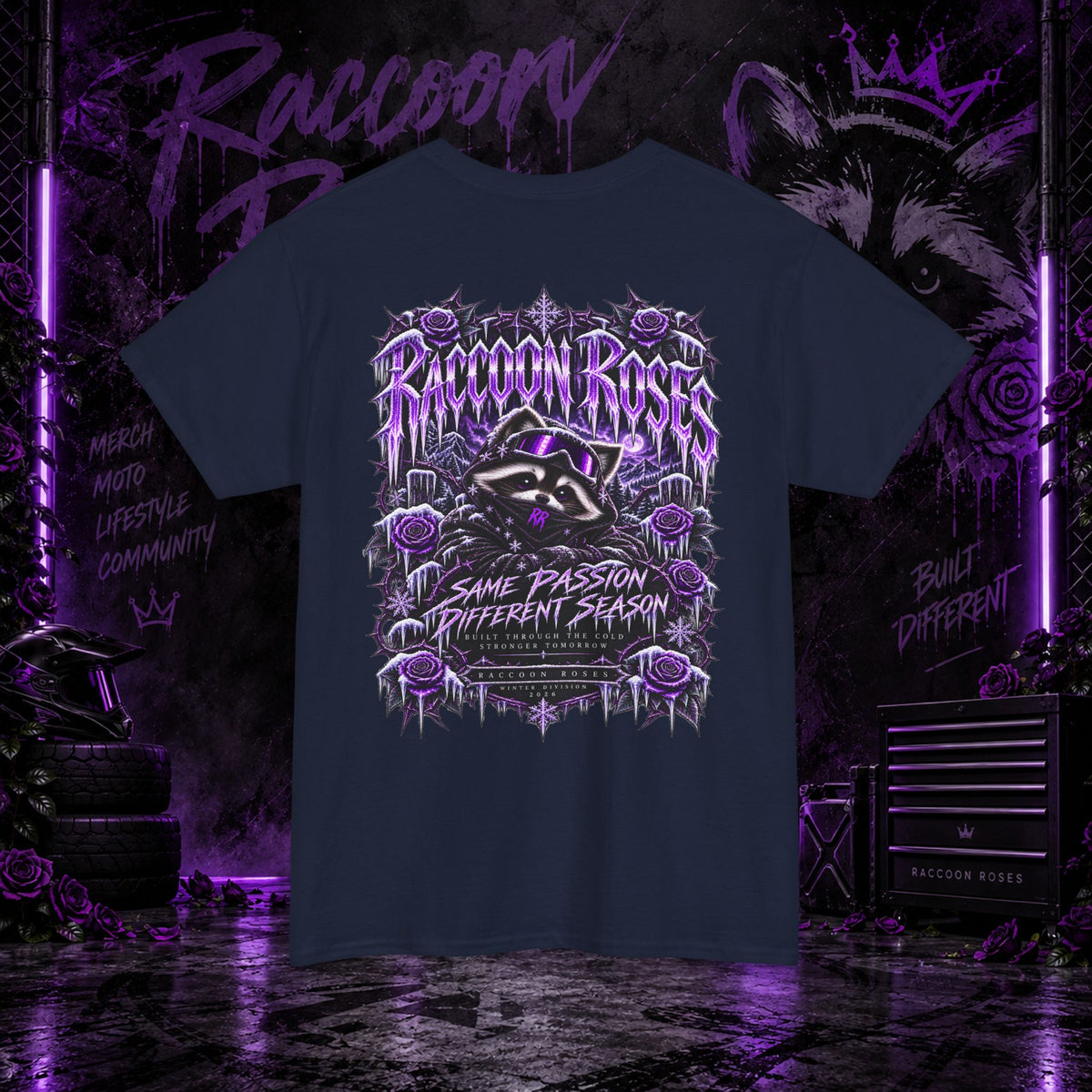 T-Shirt — frozen roses