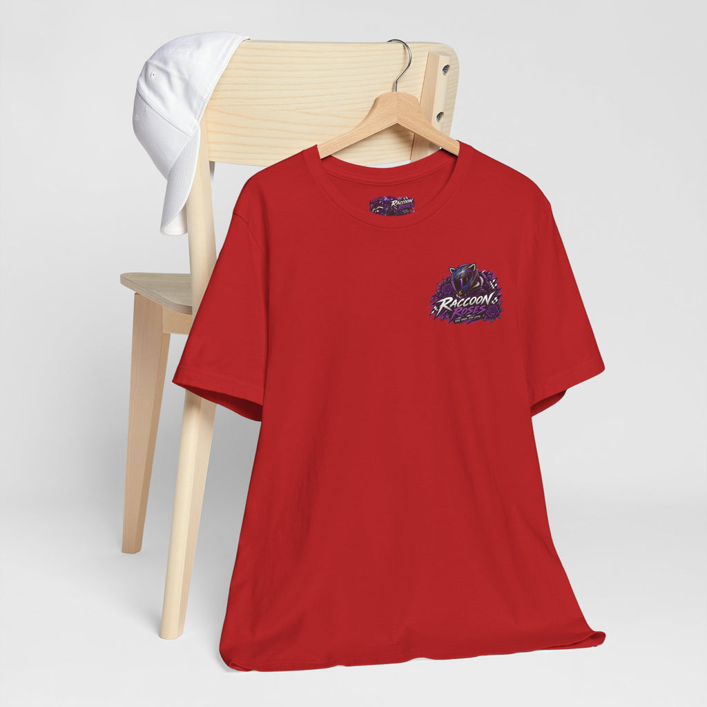 Raccoon Rose Motorcycle Graphic Tee