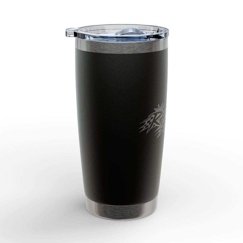 20oz Engraved Tumbler — Raccoon & Roses Logo Stainless Travel Mug