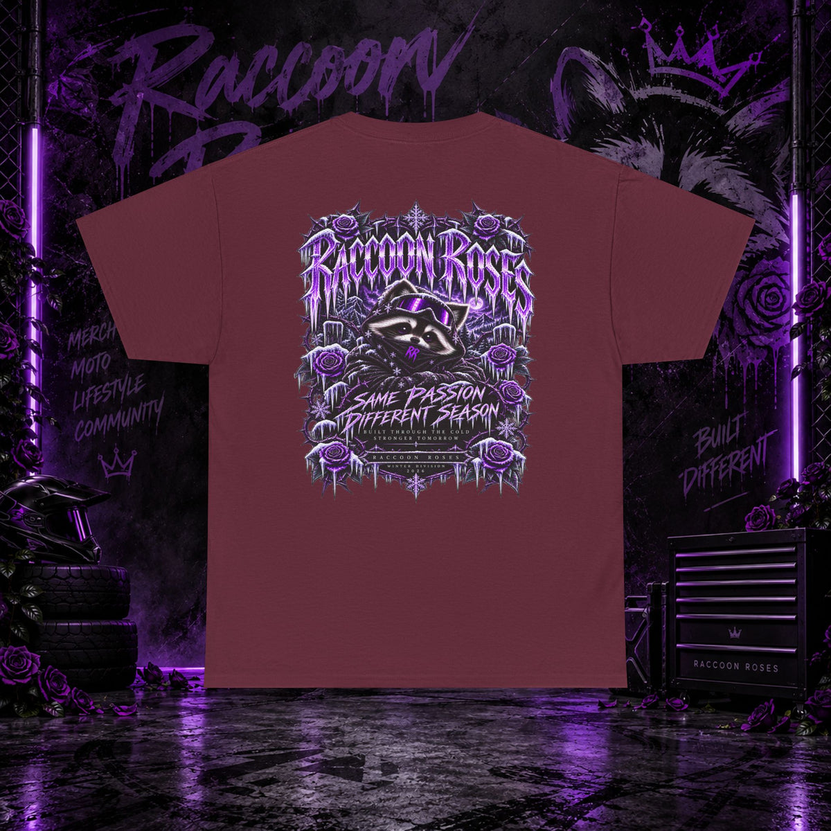 T-Shirt — frozen roses