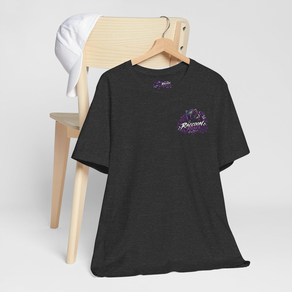 Raccoon Rose Motorcycle Graphic Tee