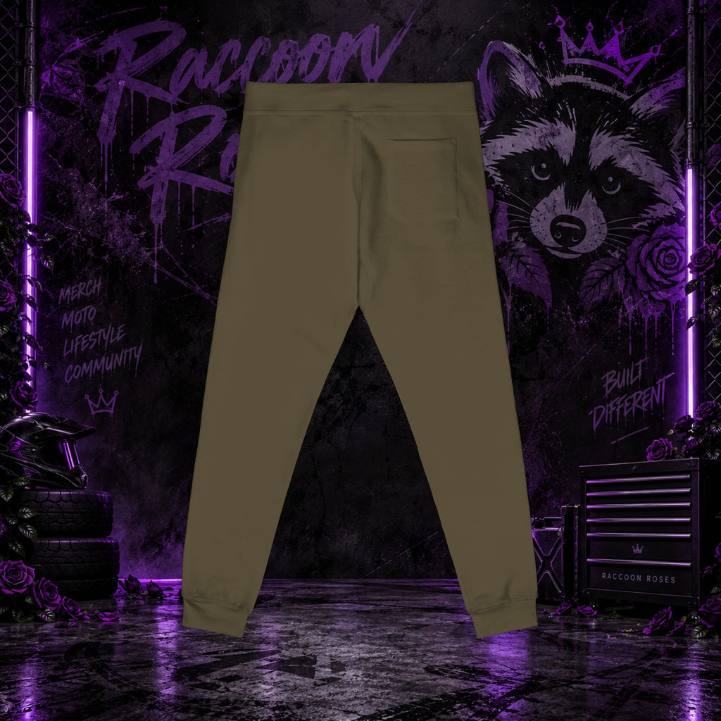 Embroidered 'Frozen Roses' Fleece Sweatpants