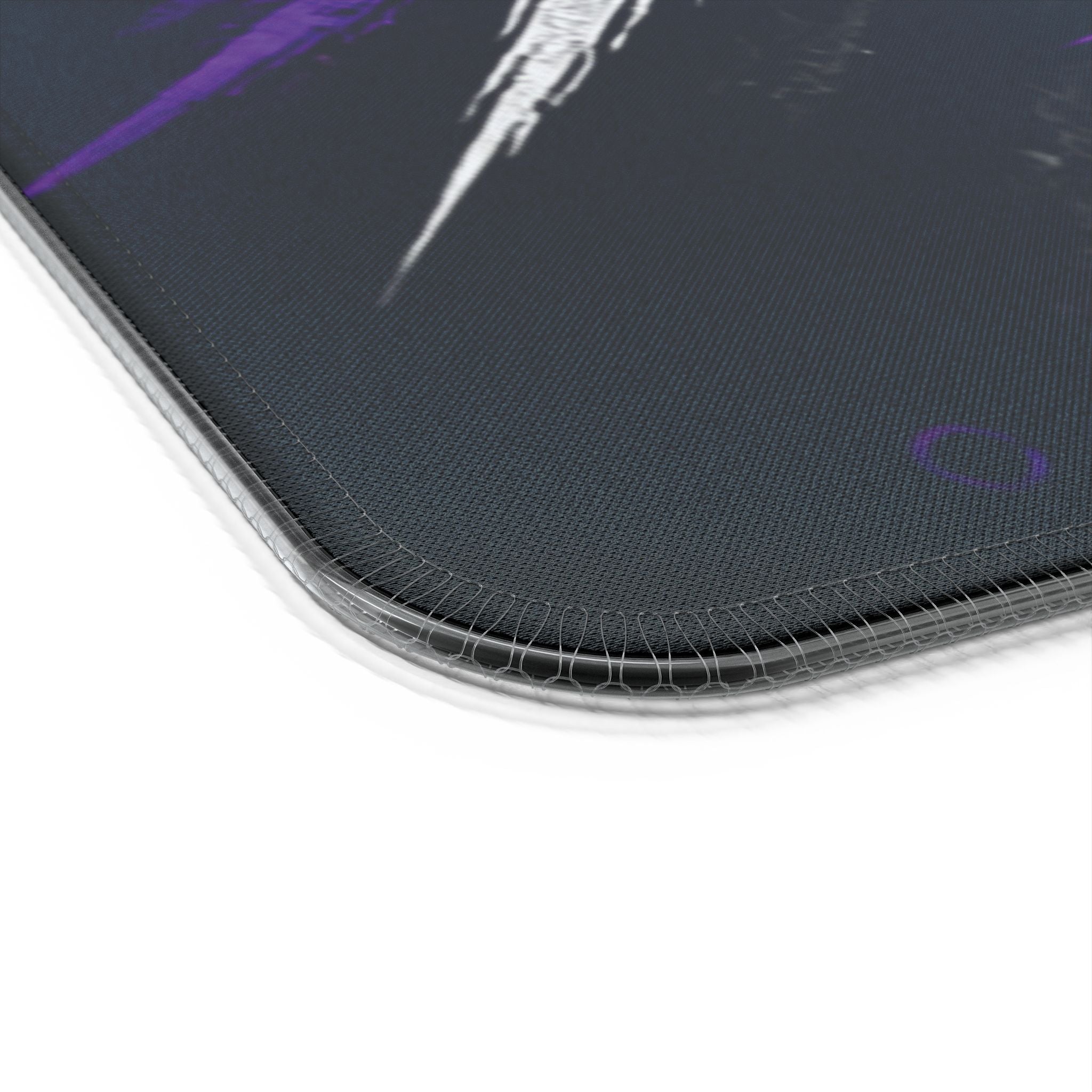 LED Gaming Mouse Pad with Wireless Charger — "Raccoon Roses" RGB Desk Mat