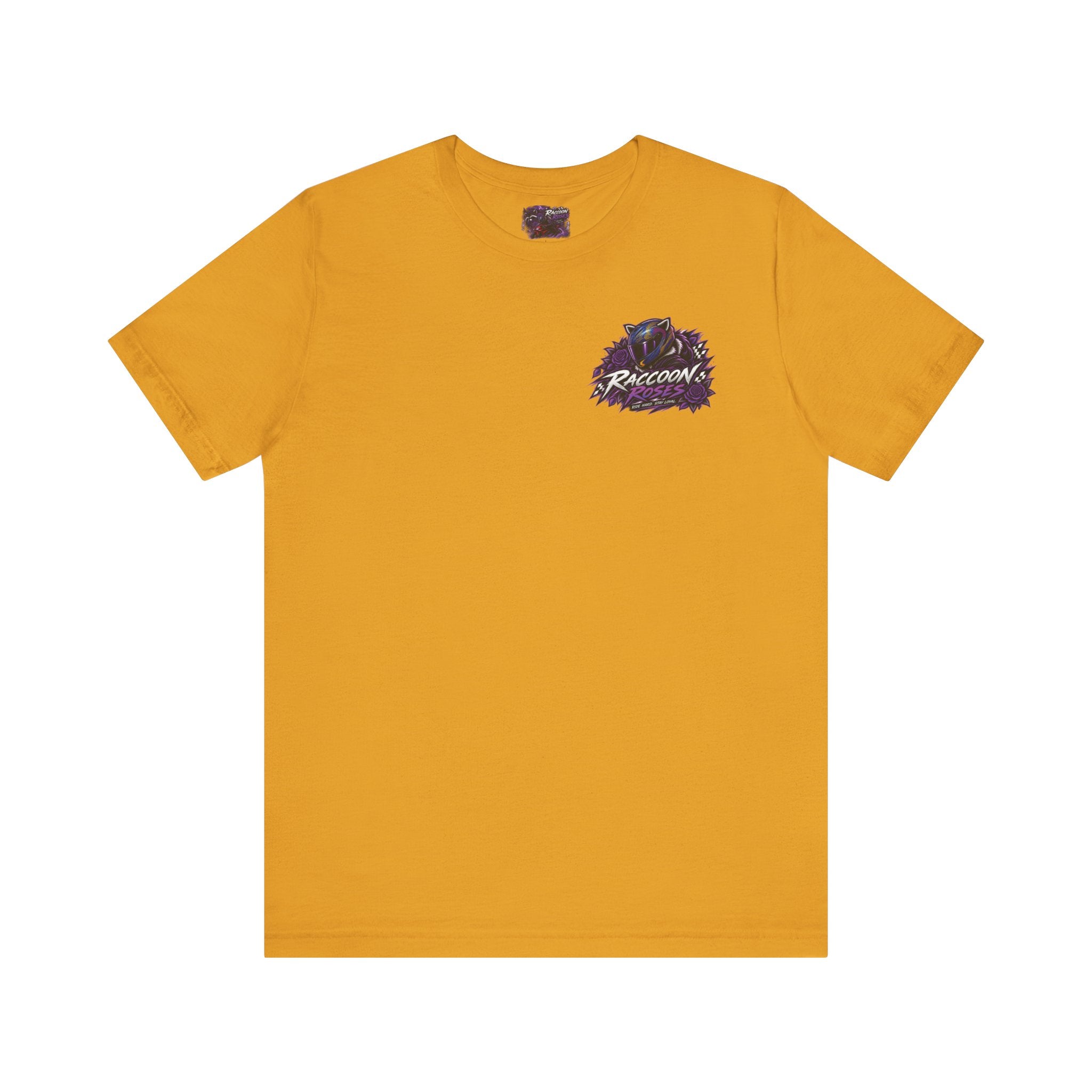 Raccoon Rose Motorcycle Graphic Tee
