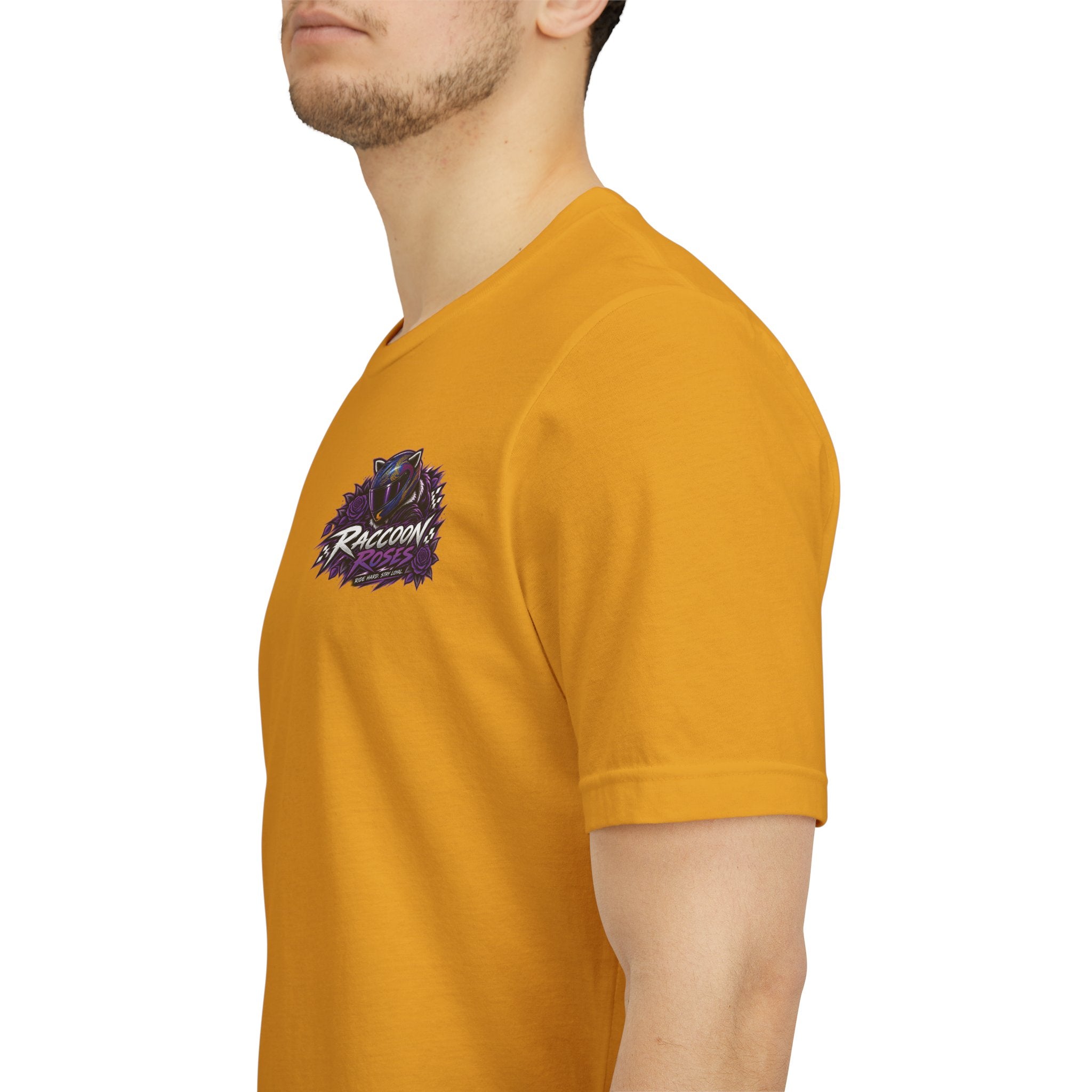 Raccoon Rose Motorcycle Graphic Tee