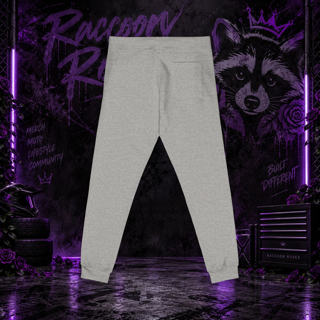 Embroidered 'Frozen Roses' Fleece Sweatpants